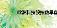 欧洲科技股指数早盘上涨3%