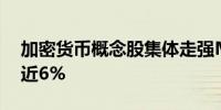 加密货币概念股集体走强MicroStrategy涨近6%