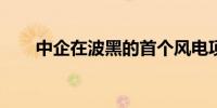 中企在波黑的首个风电项目并网发电