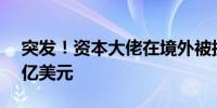 突发！资本大佬在境外被抓 涉诈骗超过140亿美元