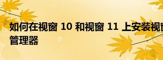 如何在视窗 10 和视窗 11 上安装视窗软件包管理器