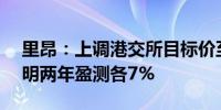 里昂：上调港交所目标价至338港元 上调今明两年盈测各7%