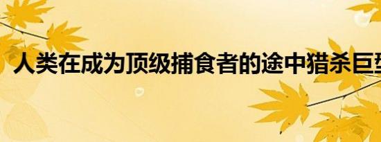 人类在成为顶级捕食者的途中猎杀巨型蜗牛