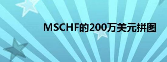 MSCHF的200万美元拼图